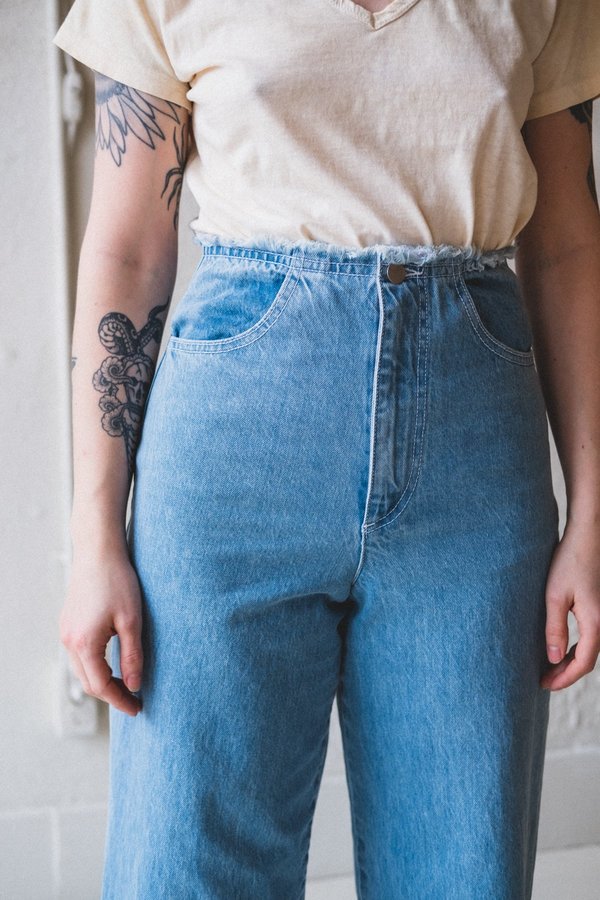 Shaina Mote NADIR PANT - SUPERWASH INDIGO Shaina Mote NADIR PANT - SUPERWASH INDIGO