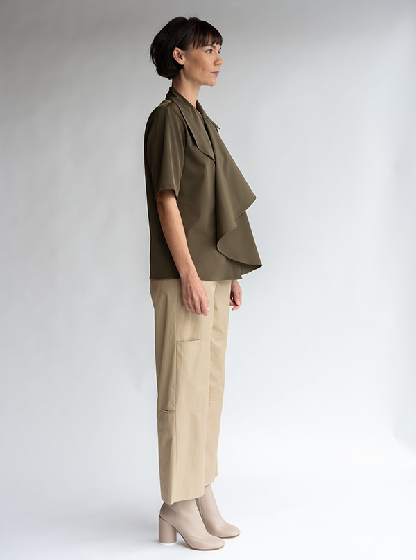 MM6 Maison Margiela Double Knee Twill Pant - Camel MM6 Maison Margiela Double Knee Twill Pant - Camel