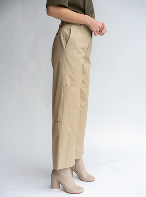MM6 Maison Margiela Double Knee Twill Pant - Camel MM6 Maison Margiela Double Knee Twill Pant - Camel