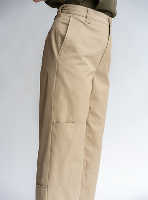 MM6 Maison Margiela Double Knee Twill Pant - Camel MM6 Maison Margiela Double Knee Twill Pant - Camel
