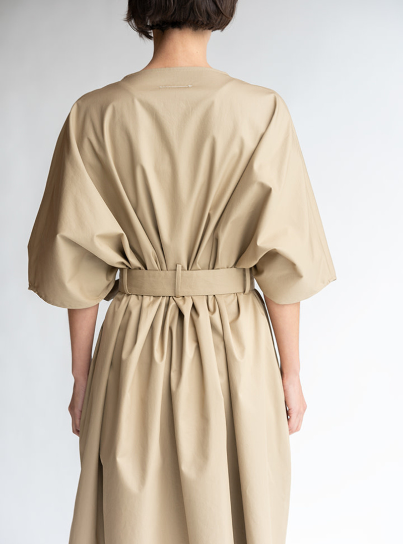 ワンピース MM6 Maison Margiela Dress like a Kimono Maison Margiela MM6 All Over Printed Lettering Modular Maxi