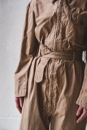 VINTAGE AVIATOR COVERALLS - tan VINTAGE AVIATOR COVERALLS - tan