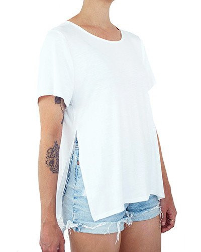 Menage A Deux High-Slit Crew Neck Menage A Deux High-Slit Crew Neck