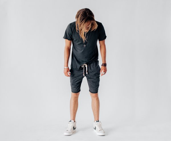 Crow Collective Journey Shorts - Charcoal Crow Collective Journey Shorts - Charcoal