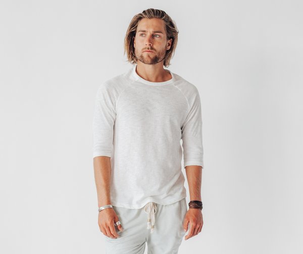 Crow Collective The Wayfarer tee - Linen Crow Collective The Wayfarer tee - Linen