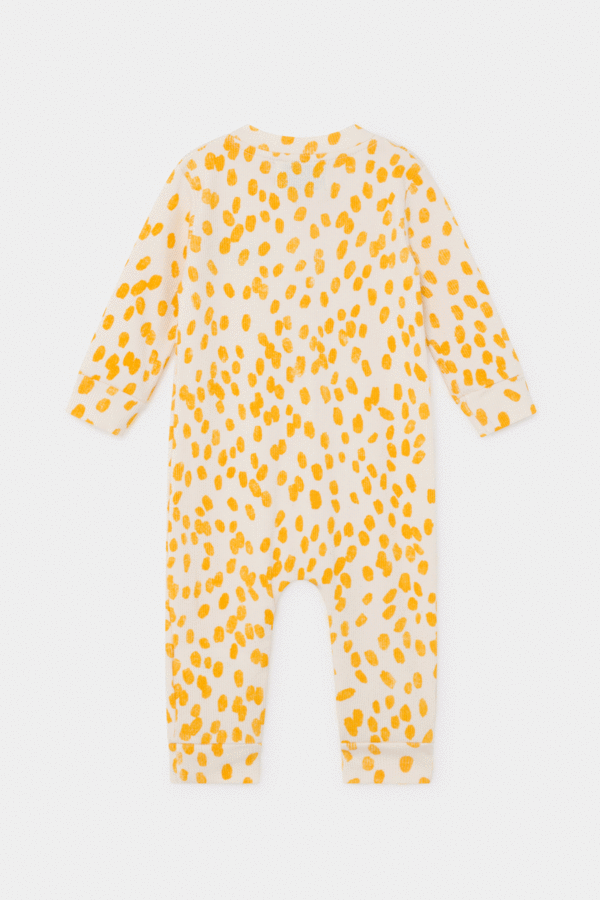 Kids Bobo Choses Animal Print Ribbed Onesie Kids Bobo Choses Animal Print Ribbed Onesie