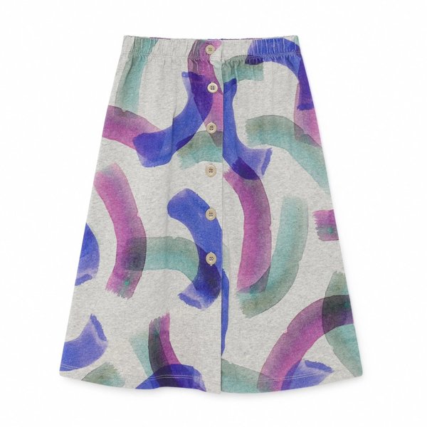 KIDS Bobo Choses All Over Painted Jersey Skirt - GREY KIDS Bobo Choses All Over Painted Jersey Skirt - GREY
