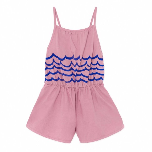 Kids Bobo Choses Waves Woven Playsuit - Pink Kids Bobo Choses Waves Woven Playsuit - Pink