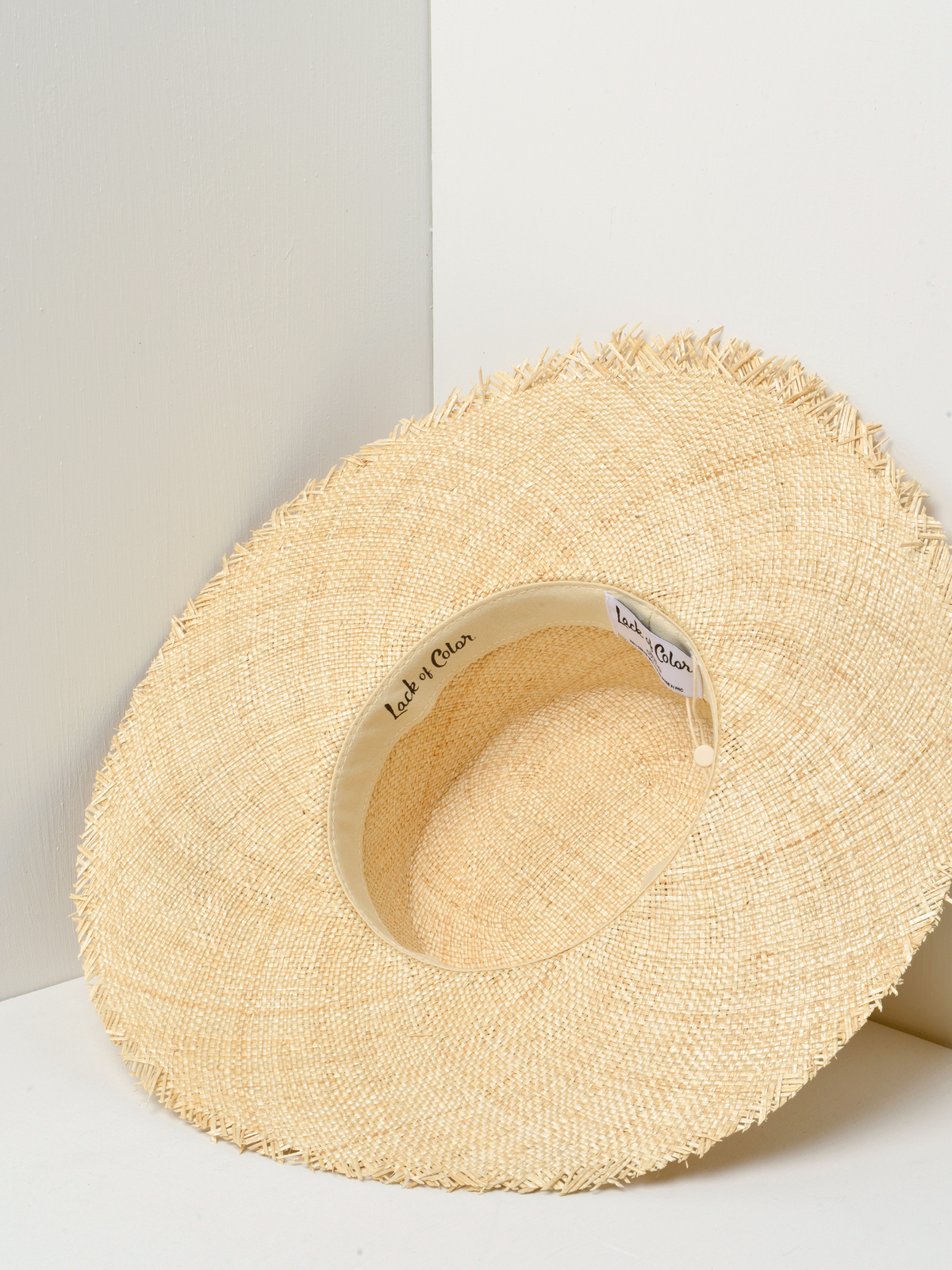 Lack of Color Aruba Fray Boater Hat - Natural | Garmentory display picture 3