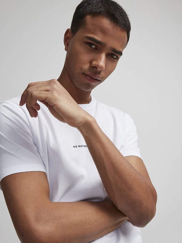 NN07 Ethan Print Tee - White NN07 Ethan Print Tee - White
