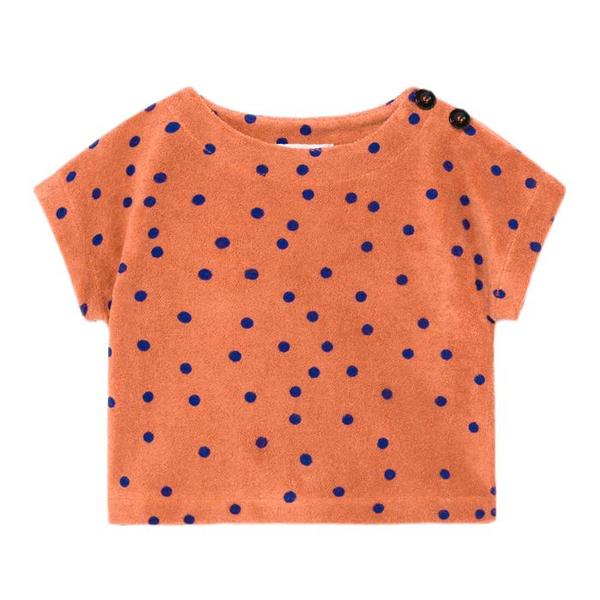Kids Bobo Choses Short Sleeved Terry Sweatshirt - Dots Print Kids Bobo Choses Short Sleeved Terry Sweatshirt - Dots Print