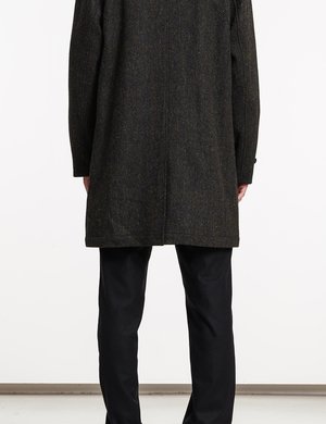 Norse Projects Svalbard Harris Tweed Coat - Black Multi Norse Projects Svalbard Harris Tweed Coat - Black Multi