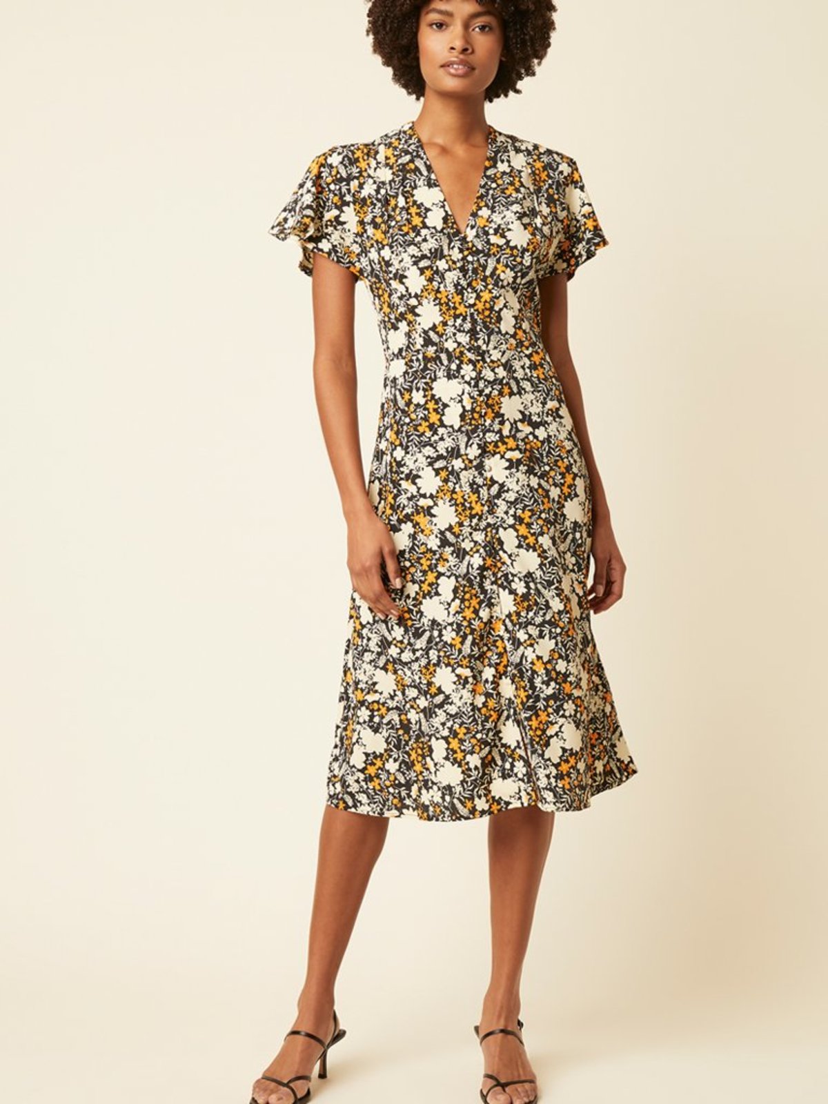 Great Plains Verbena Dress - Black Nectar - Image 1 of 4