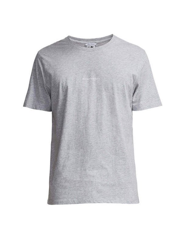 NN07 3208 Ethan Print Tee - Light Grey Melange NN07 3208 Ethan Print Tee - Light Grey Melange