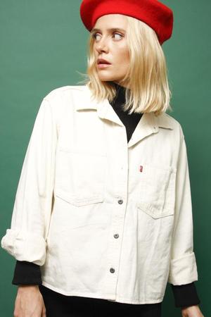 levi's gracie shirt icy ecru