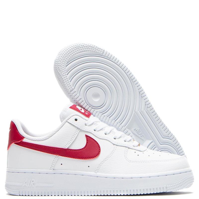 nike air force white noble red