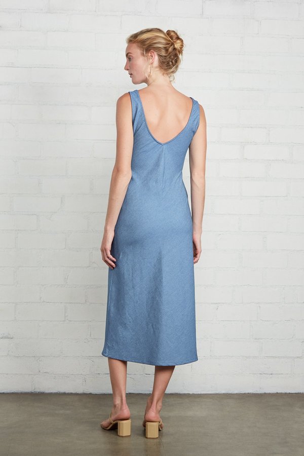 Rachel Pally Simona Dress - Stonewash Chambray Rachel Pally Simona Dress - Stonewash Chambray