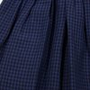 a punto b linen gingham check button front dress - Thumbnail 4