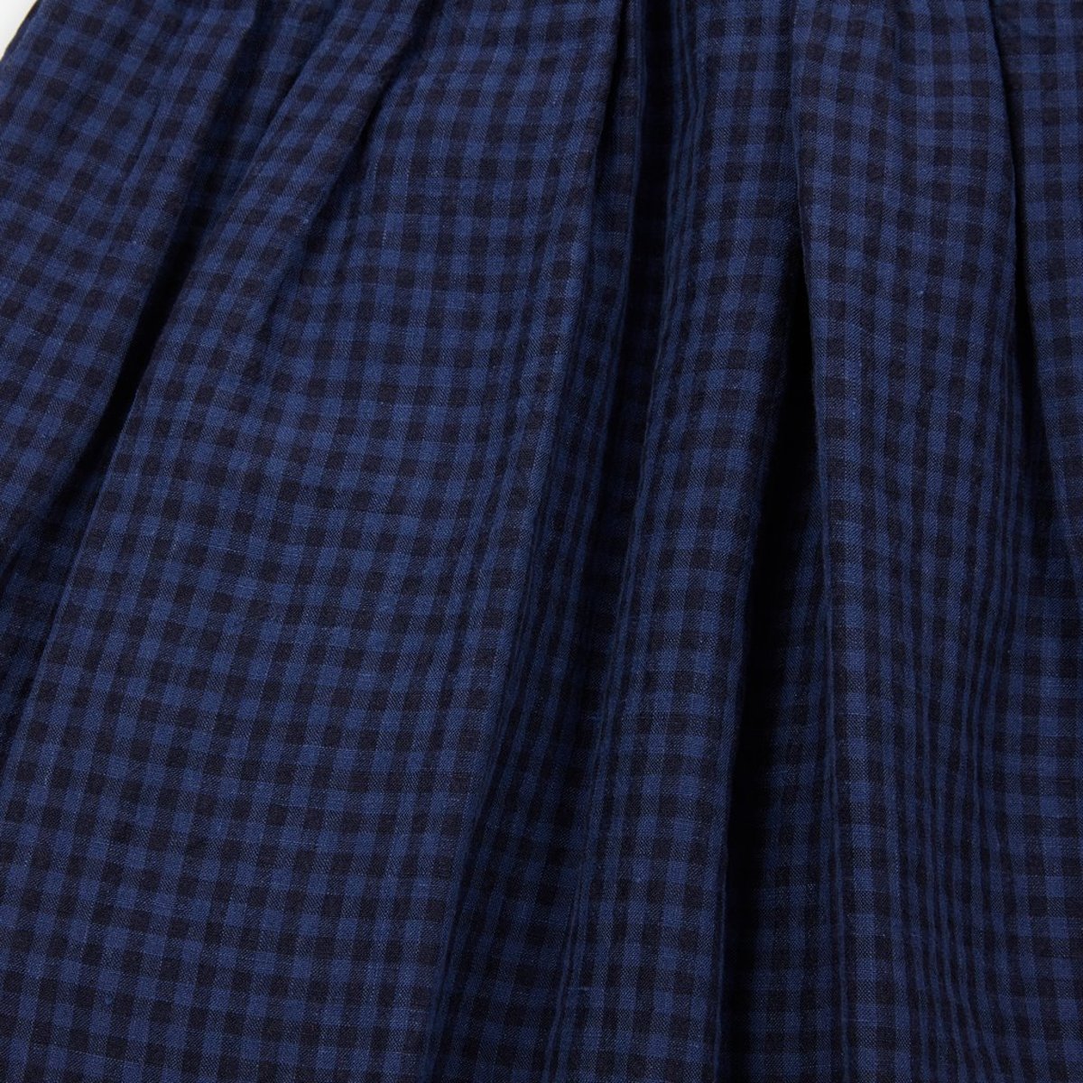 a punto b linen gingham check button front dress - Image 4 of 6