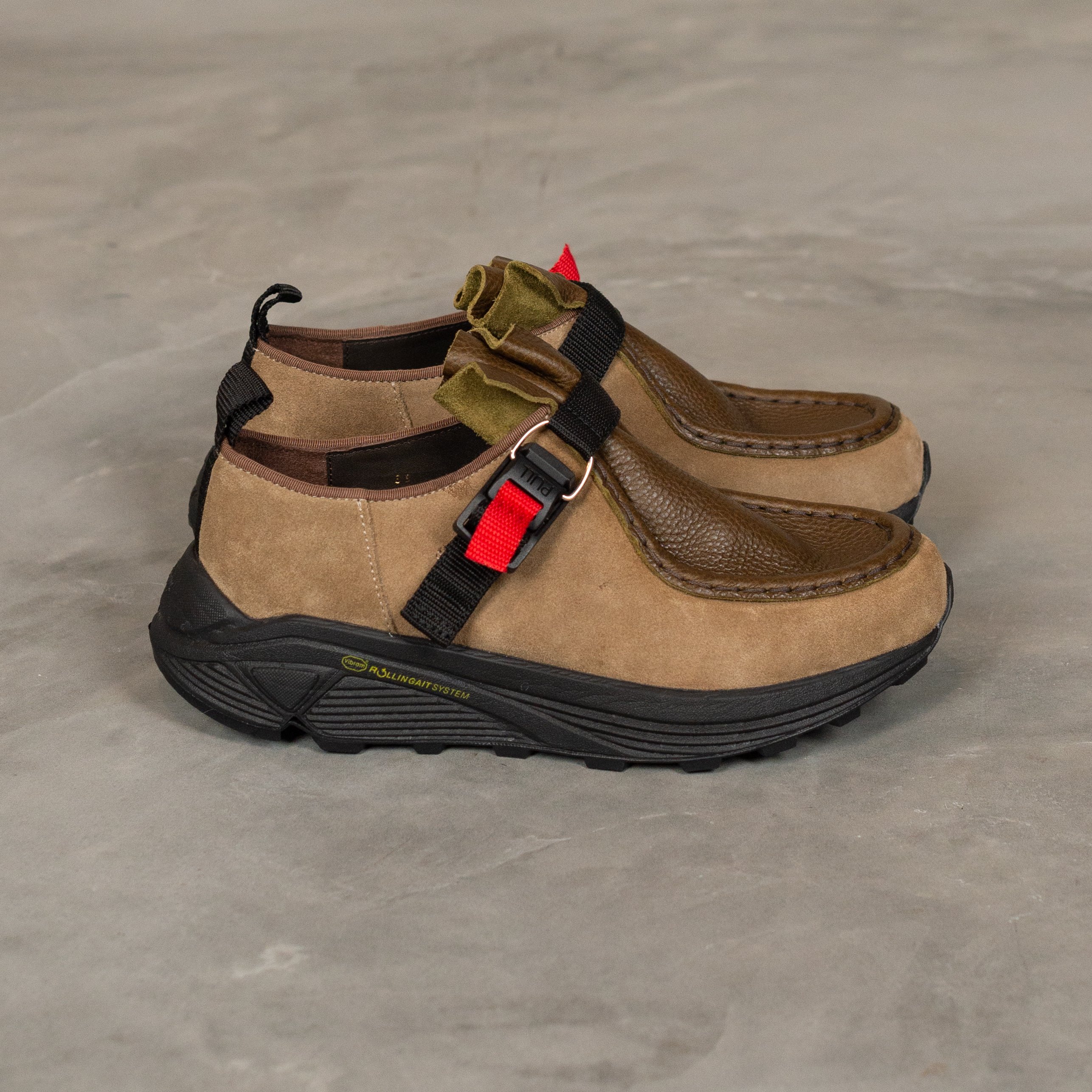 Hender Scheme Haze Shoes Oak/Olive Garmentory