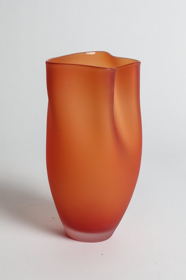 Jeff Goodman Studio Ovelle Glass - Strawberry Jeff Goodman Studio Ovelle Glass - Strawberry