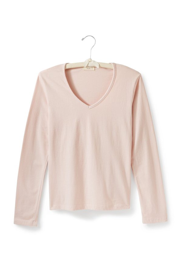 Lisa B. cotton long sleeve relaxed v-neck t-shirt Lisa B. cotton long sleeve relaxed v-neck t-shirt