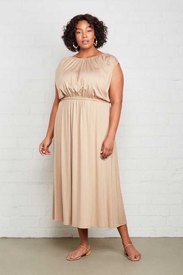 Rachel Pally White Label Plus Size Barlow Dress - Toffee Rachel Pally White Label Plus Size Barlow Dress - Toffee