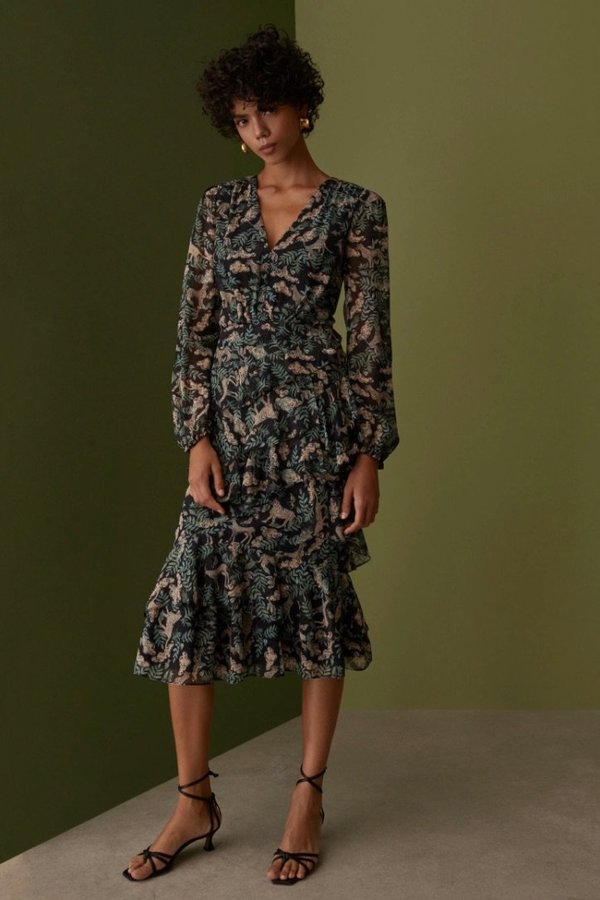 knee length dresses for ladies Alya Midi dress