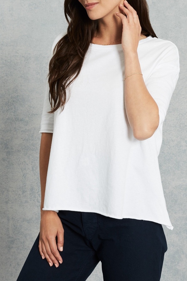 Tee Lab by Frank & Eileen Core Half Sleeve Tee - Whiteout | Garmentory