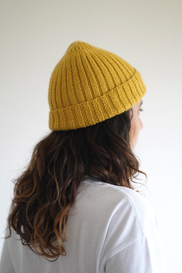 Solosix Essential Rib Beanie - Mustard Solosix Essential Rib Beanie - Mustard