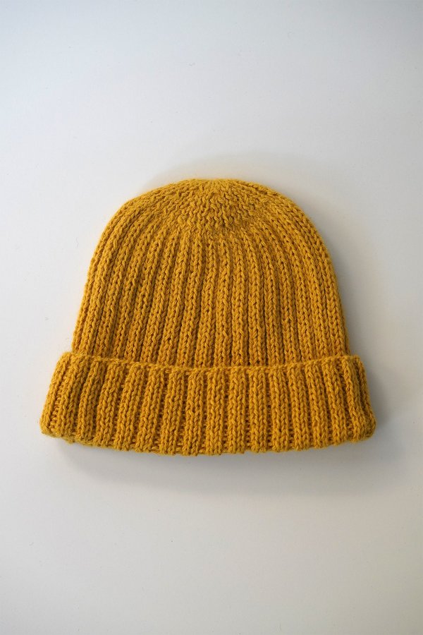 Solosix Essential Rib Beanie - Mustard Solosix Essential Rib Beanie - Mustard