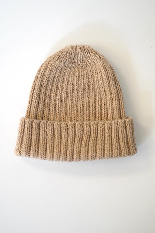 Solosix Essential Rib Beanie - Sand Solosix Essential Rib Beanie - Sand