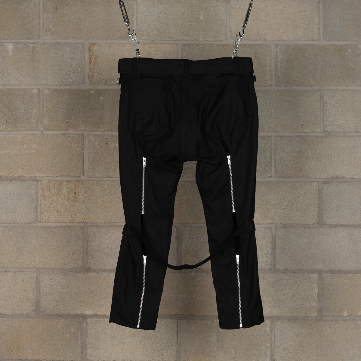 パンツ PEEL & LIFT bondage trousers SIZE:L PEEL & LIFT Bondage Modern Trousers - Black | Garmentory