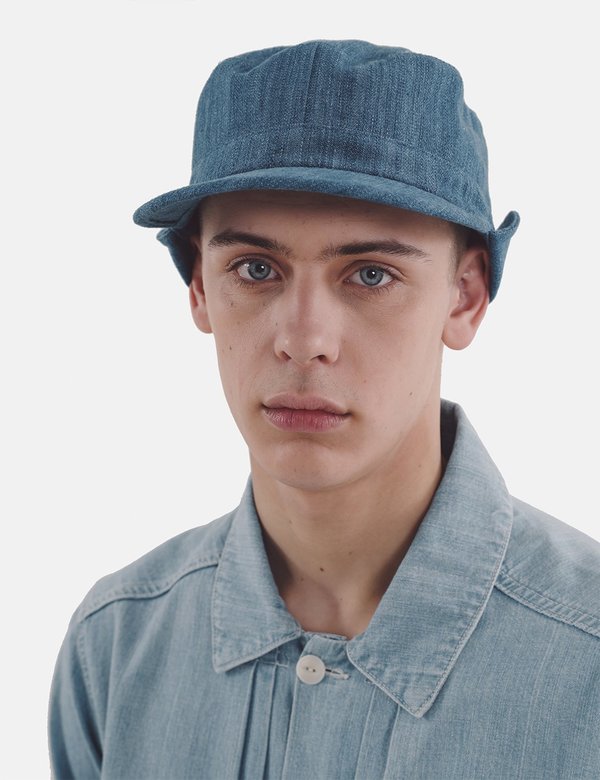 YMC Kit Denim Shirt - Indigo Bleach YMC Kit Denim Shirt - Indigo Bleach