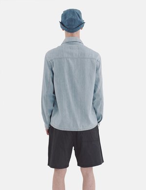 YMC Kit Denim Shirt - Indigo Bleach YMC Kit Denim Shirt - Indigo Bleach