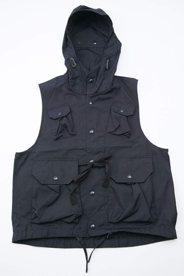 トップス Engineered Garments FIELD VEST PC POPLIN Engineered Garments PC Poplin Field Vest - Khaki | Garmentory