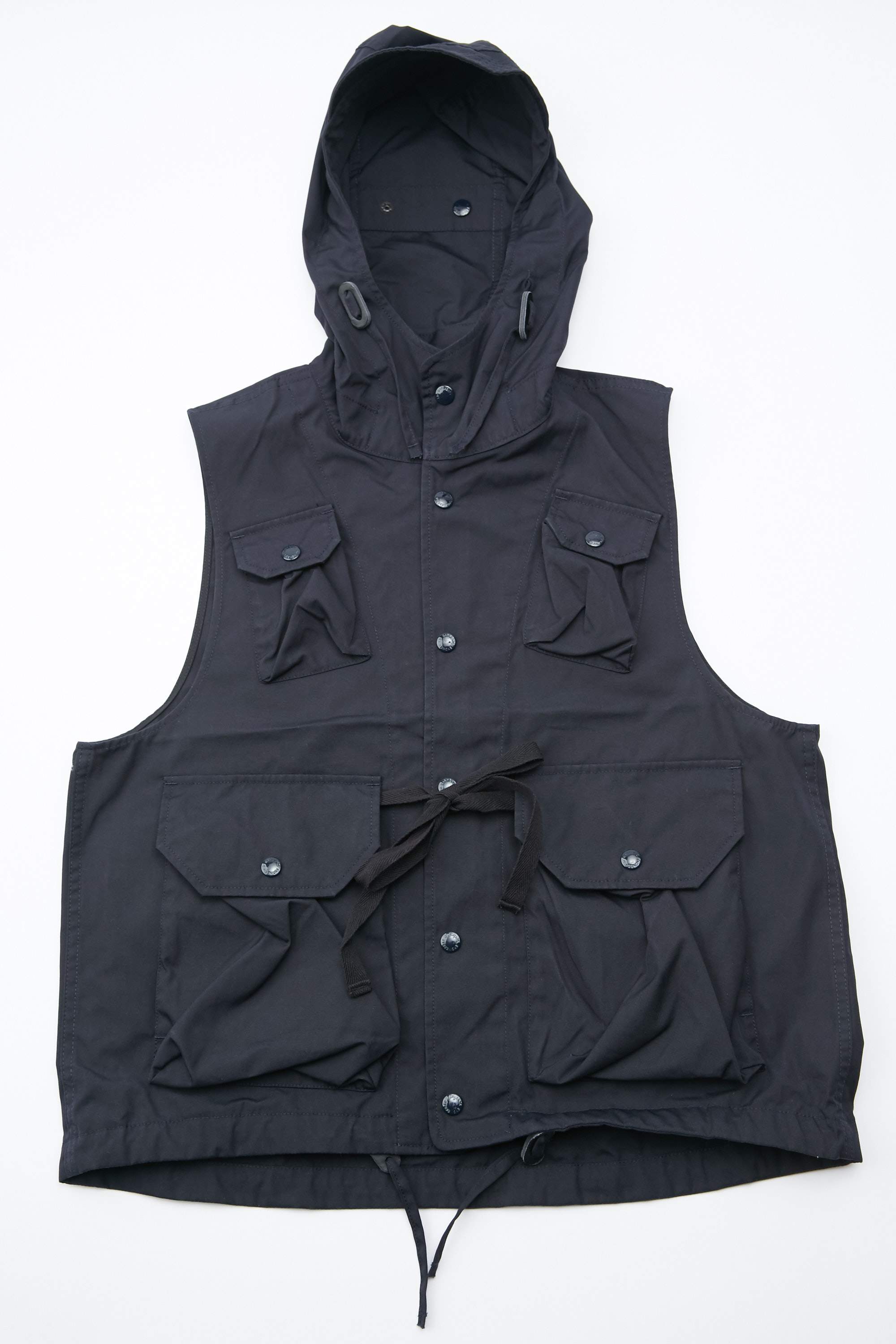 トップス Engineered Garments FIELD VEST PC POPLIN Engineered Garments PC Poplin Field Vest - Olive | Garmentory