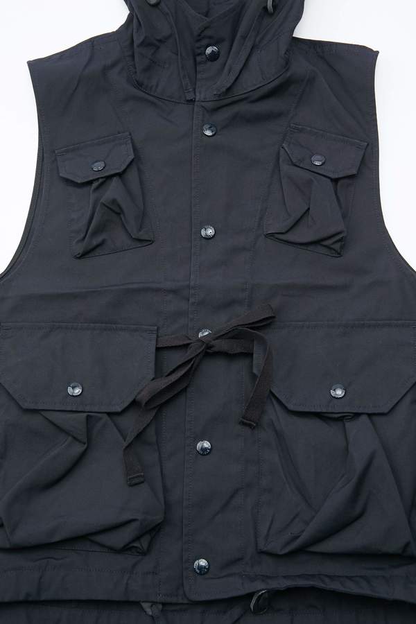 トップス Engineered Garments FIELD VEST PC POPLIN Engineered Garments PC Poplin Field Vest - Olive | Garmentory