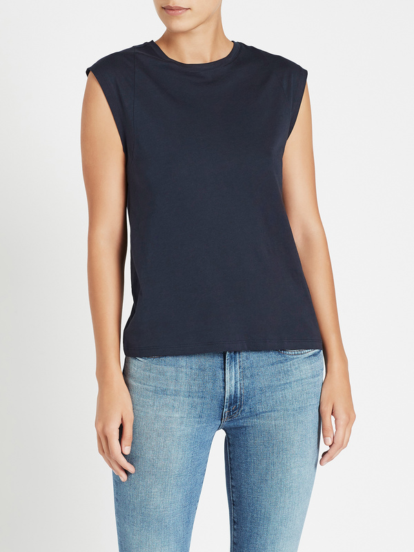 FRAME Denim Le Mid Rise Muscle Tank - Navy FRAME Denim Le Mid Rise Muscle Tank - Navy
