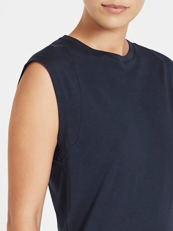 FRAME Denim Le Mid Rise Muscle Tank - Navy FRAME Denim Le Mid Rise Muscle Tank - Navy