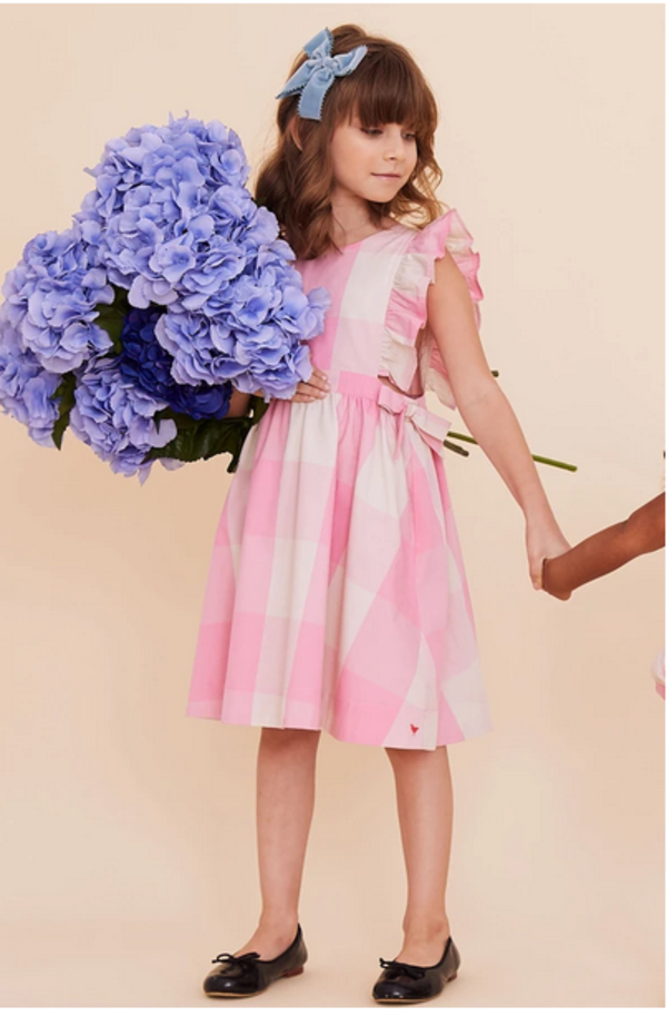 Kids Pink Chicken Amy Dress Kids Pink Chicken Amy Dress