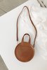 Marloe Cognac Velita Circle Crossbody - Thumbnail 1