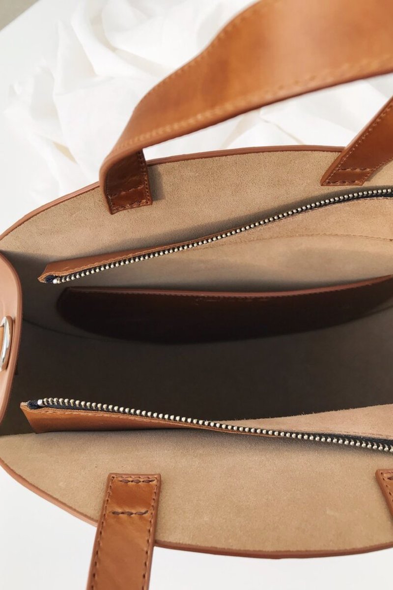 Marloe Cognac Velita Circle Crossbody