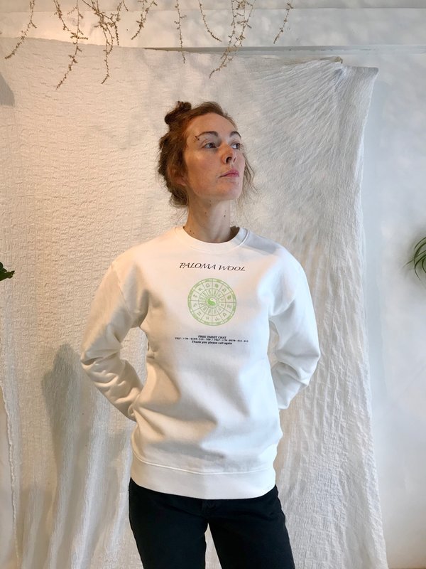 Paloma Wool Hotel Tarot Sweatshirt - Off White Paloma Wool Hotel Tarot Sweatshirt - Off White