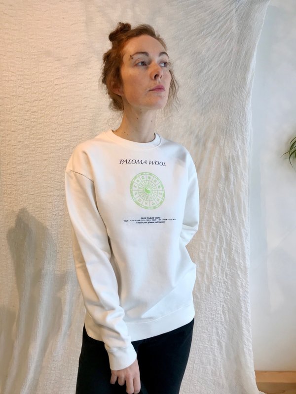 Paloma Wool Hotel Tarot Sweatshirt - Off White Paloma Wool Hotel Tarot Sweatshirt - Off White