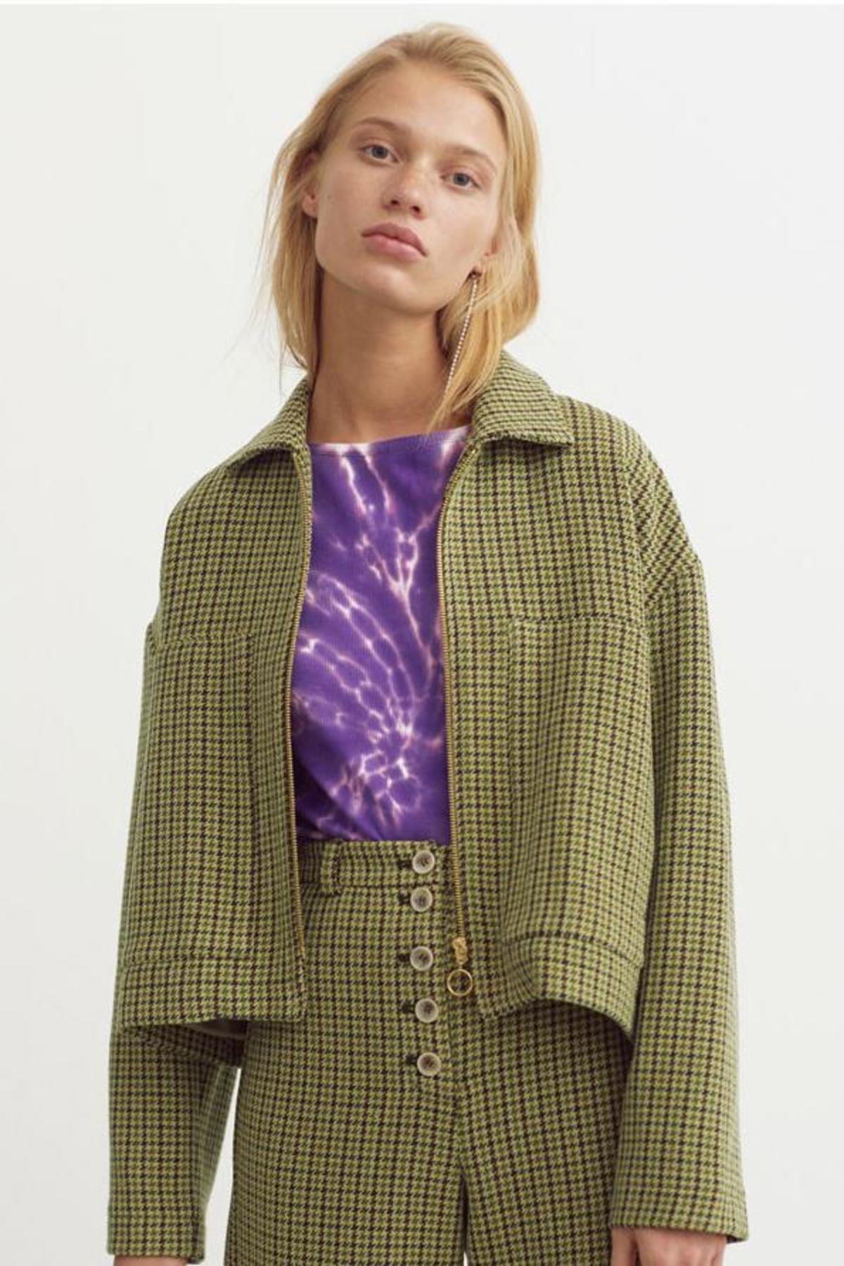Paloma Wool Montehermoso Jacket - Green Plaid | Garmentory