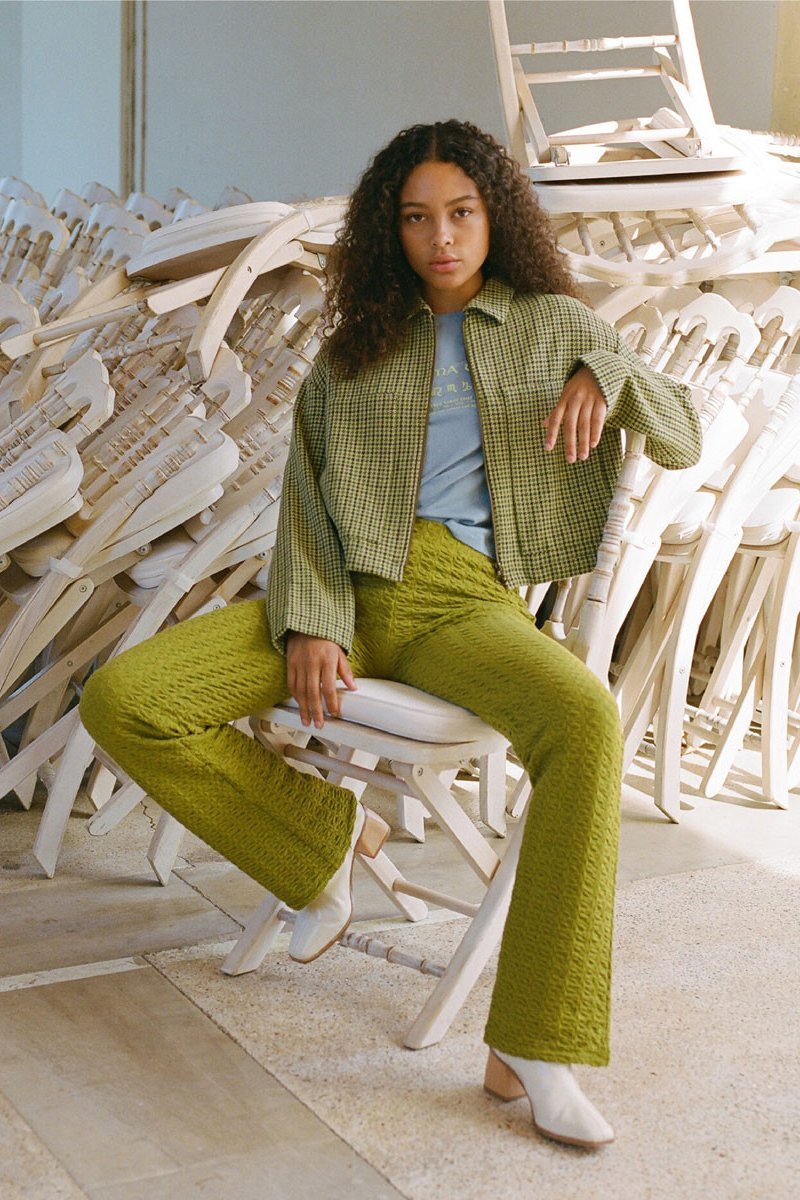 ジャケット PALOMA WOOL Women Jackets UXA303246 Green Paloma Wool | Jackets & Coats | Iso Paloma Wool Hokusai Wave