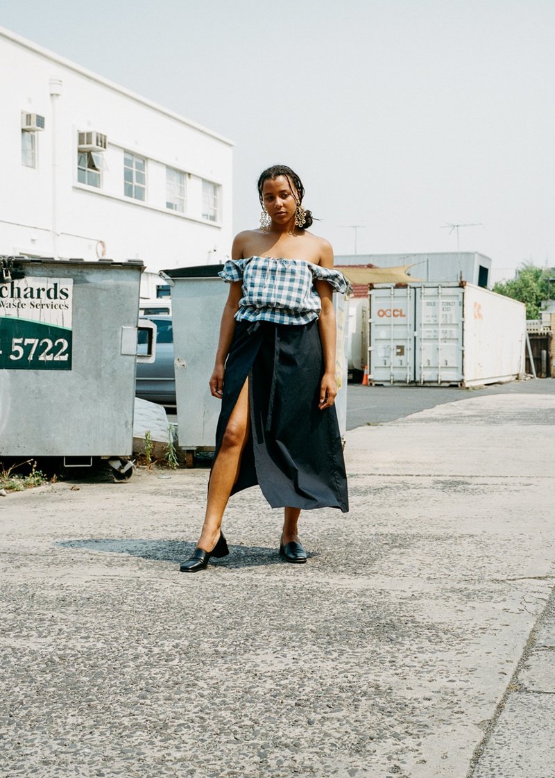 FME Apparel Mini Maddy - Blue Gingham