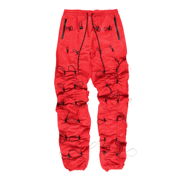 EPTM. Accordion Pants - Red | Garmentory
