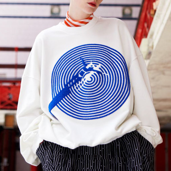 Henrik Vibskov Swimming Pool Sweat - Black Swim | Garmentory